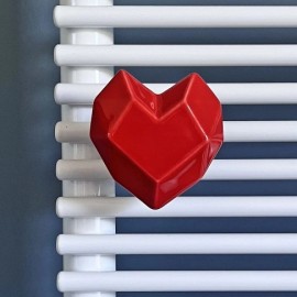 Letshelter - Κεραμική Κρεμάστρα Τοίχου Και Καλοριφέρ Μπάνιου Heartbeat Red Letshelter - Κεραμική Κρεμάστρα Τοίχου Και Καλοριφέρ Μπάνιου Heartbeat Red