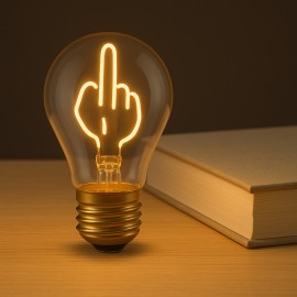 Light Me Up - Επαναφορτιζόμενη Επιτραπέζια Λάμπα LED Fuck