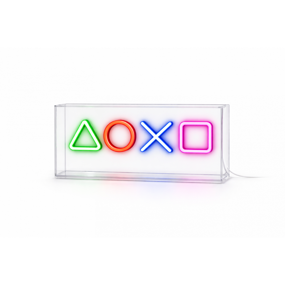 Light Me Up - Επιτραπέζιο Φωτιστικό NEON Box Logo Games