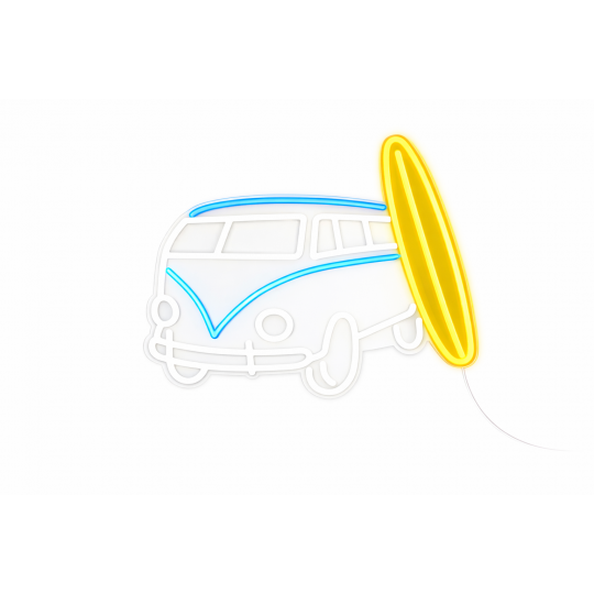 Light Me Up - Φωτιστικό Τοίχου NEON Van Surf