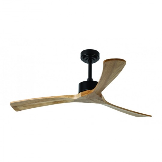Lineme - Ανεμιστήρας Οροφής Meino Ø132cm Με 3 Πτερύγια Black Wood