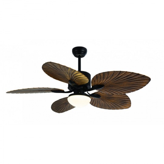 Lineme - Ανεμιστήρας Οροφής LED Ø132cm Isla 18W Brown