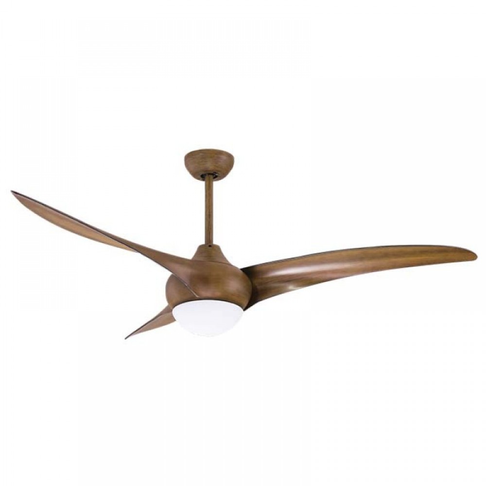 Lineme - Ανεμιστήρας Οροφής Με Φως Και Τηλεχειριστήριο Levante LED 18W Καφέ Καρυδιά