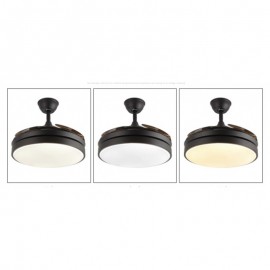 Lineme - Ανεμιστήρας Οροφής Με Φως Minuano Καφέ LED 36W Με 4 Πτερύγια