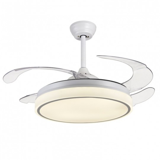 Lineme - Ανεμιστήρας Οροφής Με Φως Norte Λευκός LED 36W Με 4 Πτερύγια