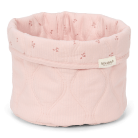  Little Dutch - Καλαθάκι Αλλαξιέρας Καπιτονέ  Pure Blossom 20x15cm