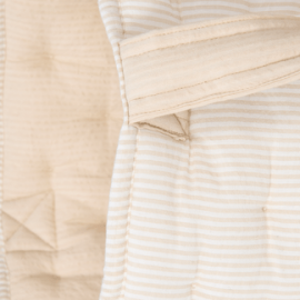 Little Dutch - Καλαθάκι Αποθήκευσης Pure Soft Beige Stripe 35x45