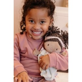 Little Dutch - Υφασμάτινη Κούκλα Μωρό Σε Καλαθούνα Evi 30cm