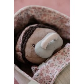 Little Dutch - Υφασμάτινη Κούκλα Μωρό Σε Καλαθούνα Evi 30cm