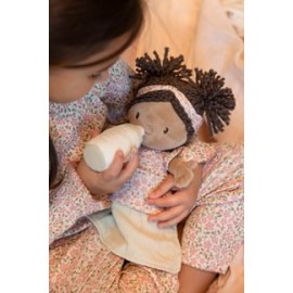 Little Dutch - Υφασμάτινη Κούκλα Μωρό Σε Καλαθούνα Evi 30cm