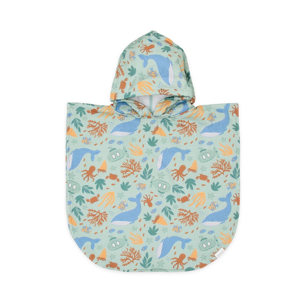Little Dutch - Παιδικό Πόντσο Ocean World Multicolour One size