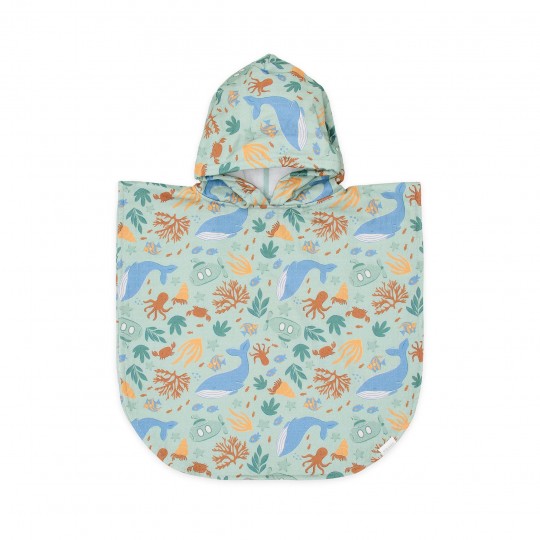 Little Dutch - Παιδικό Πόντσο Ocean World Multicolour One size