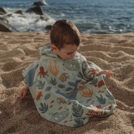 Little Dutch - Παιδικό Πόντσο Ocean World Multicolour One size