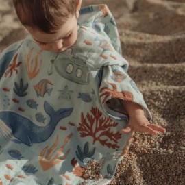 Little Dutch - Παιδικό Πόντσο Ocean World Multicolour One size