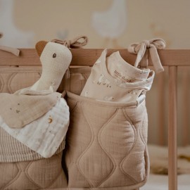  Little Dutch - Υφασμάτινη Θήκη Οργάνωσης Καπιτονέ Pure Soft Beige