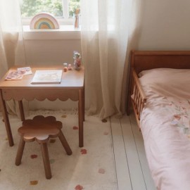 Little Dutch - Χαλί Δωματίου Dot Mixed Pink Με Υπόστρωμα Latex