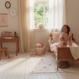 Little Dutch - Χαλί Δωματίου Dot Mixed Pink Με Υπόστρωμα Latex