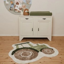 Little Dutch - Χαλί Δωματίου Tractor Με Υπόστρωμα Latex