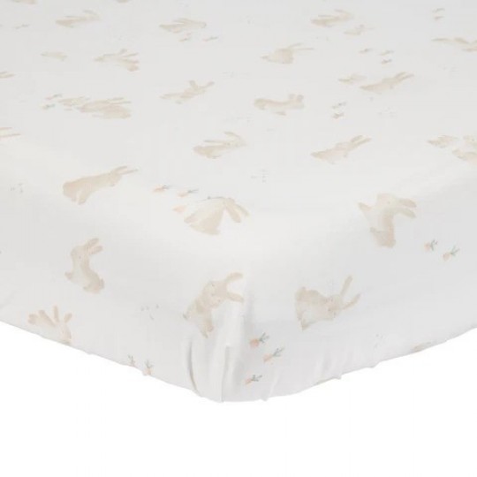 Little Dutch - Σεντόνι Με Λάστιχο Baby Bunny 70x140/150cm