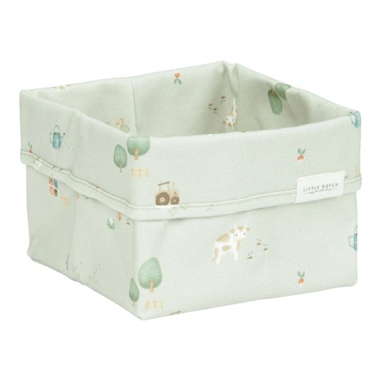 Little Dutch - Καλαθάκι Αλλαξιέρας Little Farm 15x15cm  Little Dutch - Καλαθάκι Αλλαξιέρας Little Farm 15x15cm