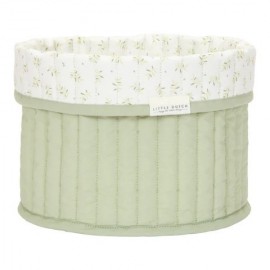 Little Dutch - Καλαθάκι Αλλαξιέρας Καπιτονέ Διπλής Όψης Bluberry Leaves 20x25cm  Little Dutch - Καλαθάκι Αλλαξιέρας Καπιτονέ Διπλής Όψης Bluberry Leaves 20x25cm