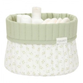 Little Dutch - Καλαθάκι Αλλαξιέρας Καπιτονέ Διπλής Όψης Bluberry Leaves 20x25cm  Little Dutch - Καλαθάκι Αλλαξιέρας Καπιτονέ Διπλής Όψης Bluberry Leaves 20x25cm