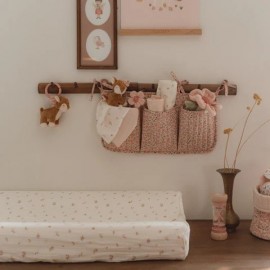  Little Dutch - Καλαθάκι Αλλαξιέρας Καπιτονέ Διπλής Όψης Fairy Floral 20x25cm