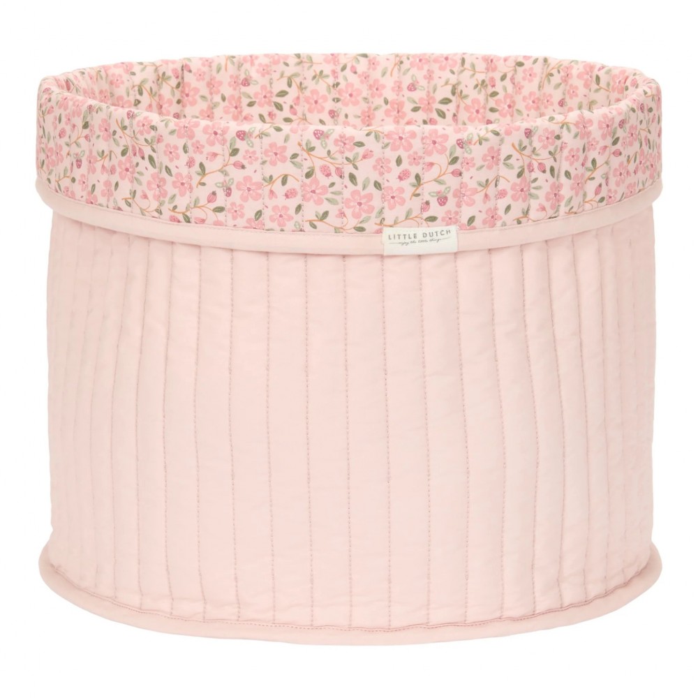  Little Dutch - Καλαθάκι Αλλαξιέρας Καπιτονέ Διπλής Όψης Fairy Floral 30x25cm