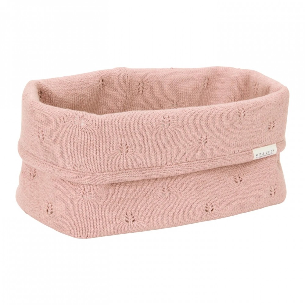  Little Dutch - Καλαθάκι Αλλαξιέρας Πλεκτό Pure Blossom 25x15cm