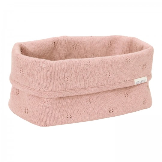  Little Dutch - Καλαθάκι Αλλαξιέρας Πλεκτό Pure Blossom 25x15cm