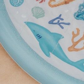 Little Dutch - Φουσκωτό Στρώμα Παιχνιδιού Sprinkler Ocean Dreams Blue 150cm