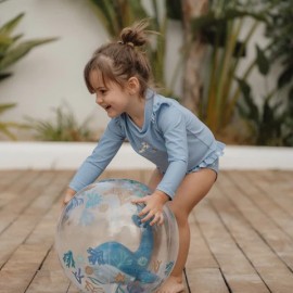 Little Dutch - Μπάλα Παραλίας 3D Ocean Dreams Blue 35cm