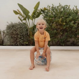 Little Dutch - Μπάλα Παραλίας 3D Ocean Dreams Blue 35cm