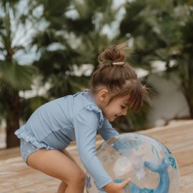 Little Dutch - Μπάλα Παραλίας 3D Ocean Dreams Blue 35cm