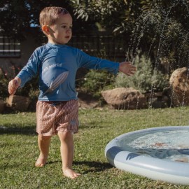 Little Dutch - Φουσκωτό Στρώμα Παιχνιδιού Sprinkler Ocean World Blue 150cm
