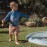 Little Dutch - Φουσκωτό Στρώμα Παιχνιδιού Sprinkler Ocean World Blue 150cm