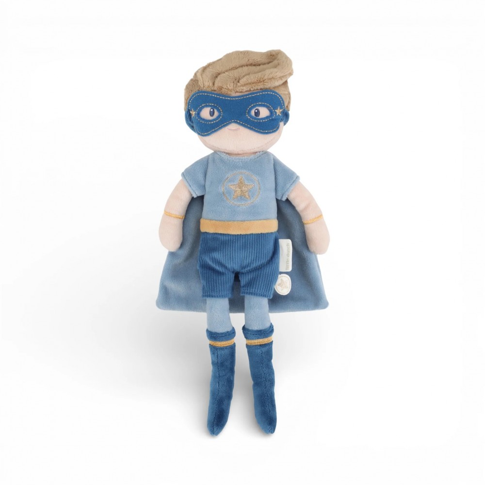 Little Dutch - Κούκλα Superhero Jim 35cm