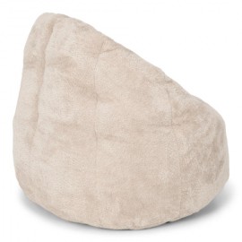 Little Dutch - Υφασμάτινη Παιδική Πολυθρόνα Πουφ Teddy Beige