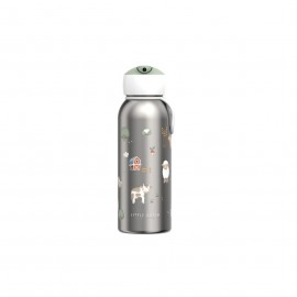 Little Dutch - Ανοξείδωτο Θερμός Flip-Up Campus Little Farm 350ml