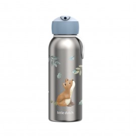 Little Dutch - Ανοξείδωτο Θερμός Flip-Up Campus Forest Friends 350ml