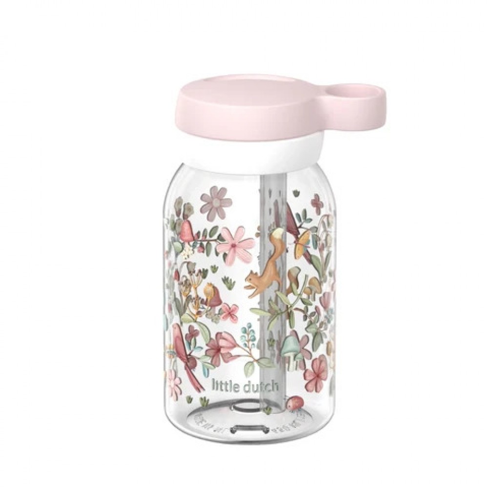 Little Dutch - Μπουκάλι Με Καλαμάκι Campus Fairy Wonders 450ml