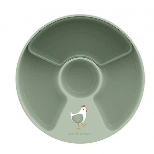 Little Dutch - Παιδικό Πιατάκι Με Χωρίσματα Mio Little Farm