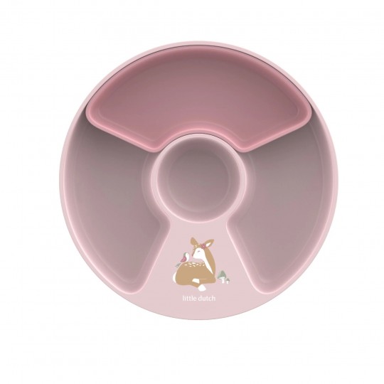 Little Dutch - Παιδικό Πιατάκι Με Χωρίσματα Mio Fairy Garden