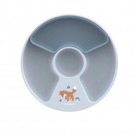 Little Dutch - Παιδικό Πιατάκι Με Χωρίσματα Mio Forest Friends