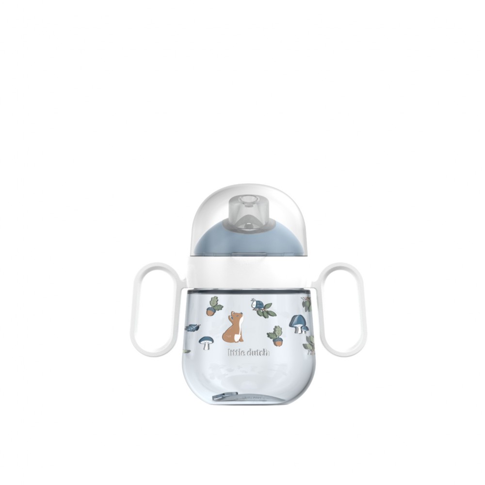Little Dutch - Εκπαιδευτικό Ποτηράκι Με Χειρολαβές Mio Forest Friends 200ml