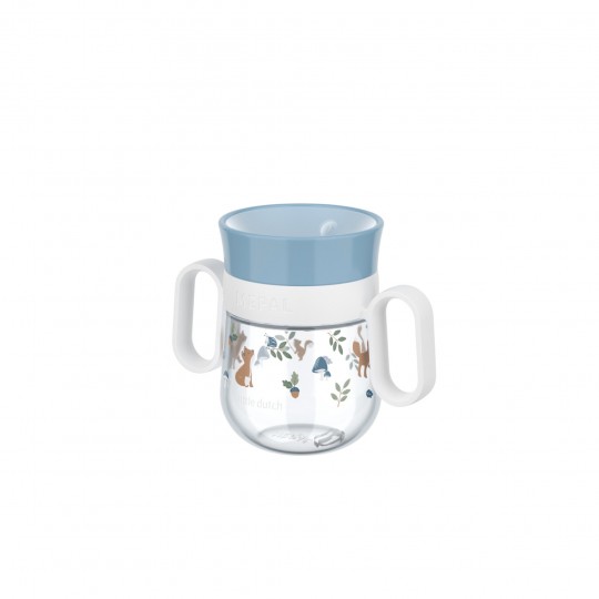 Little Dutch - Εκπαιδευτικό Ποτηράκι Περιμετρικό Με Χειρολαβές Mio Forest Friends 200ml