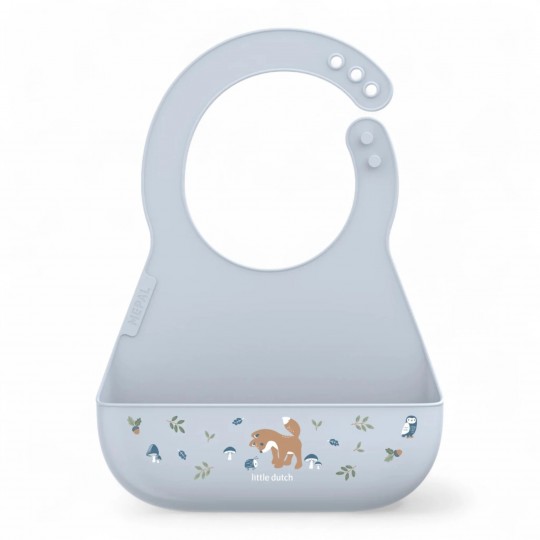 Little Dutch - Σαλιάρα Σιλικόνης Mio Forest Friends