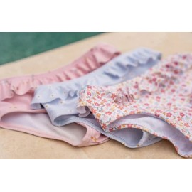 Little Dutch - Μαγιό Με Βολάν Daisies Blue No 98/104