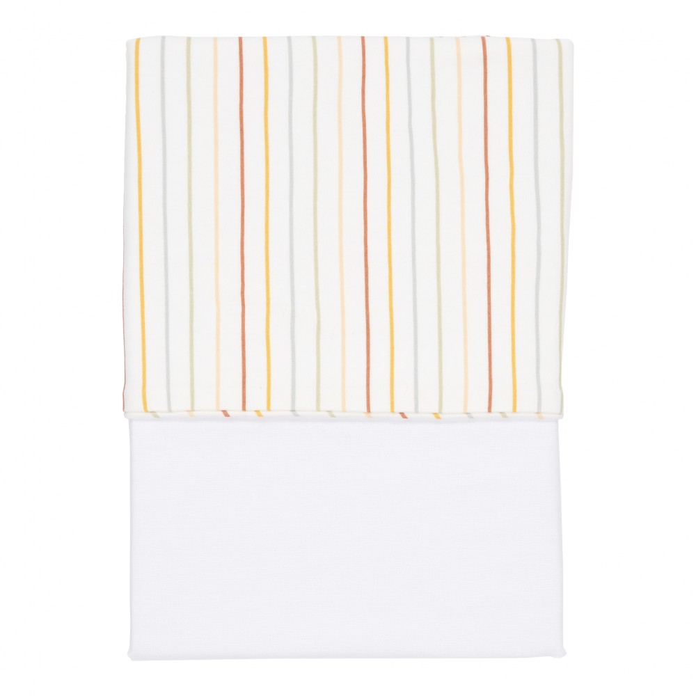 Little Dutch - Σεντόνι Για Λίκνο Vintage Sunny Stripes 70x100cm