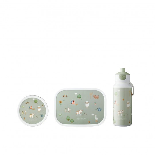 Little Dutch -  Σετ Φαγητού Campus 3 Τεμαχίων Fittle Farm